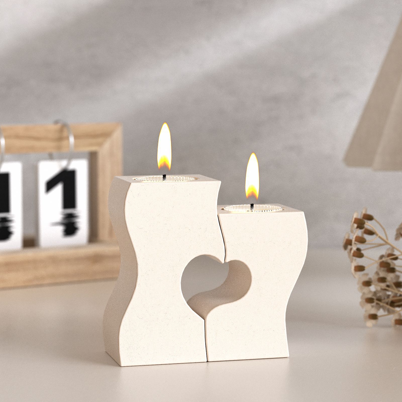 Candle Supplies Wholesale - S Cuore Candeliere Stampi in Silicone